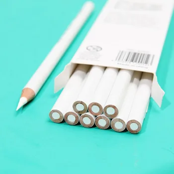 12pcs/cutie Alb de Carbon Cărbune Schiță Creion Perie Marker Alb Creion Color Enhancer Pen Artă Instrumente de Pictură