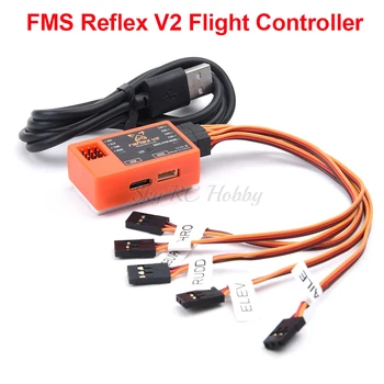 NOI FMS Reflex V2 Zbor Controller Giroscop Stabilizator pentru FMS Warbird-70mm 80mm 980mm 1100mm 1400mm 1700mm 2000mm Avioane RC