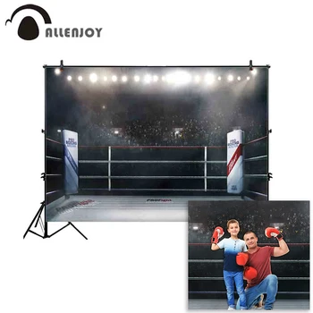 Allenjoy fundaluri pentru fotografie de studio box arena neclară Aplauze spectator stadion reflectoarelor fundalul noi imagini