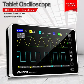 1013D Comprimat Digital, Osciloscop Dual Channel 100M lățime de Bandă Rată de Eșantionare 1GS MIni Tableta Osciloscop Digital