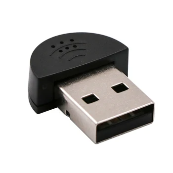 Super-Mini-USB 2.0 Microfon MIC Adaptor Audio de Studio Portabil Discurs Driver Gratuit pentru Laptop/Notebook/PC/MSN/Skype