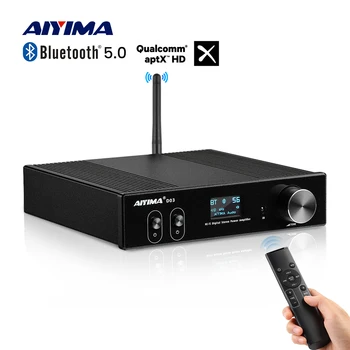AIYIMA Audio D03 Bluetooth 5.0 Amplificator 150Wx2 Stereo HiFi 2.1 Wireless Sunet Digital Putere Subwoofer Amplificador DAC USB APTX