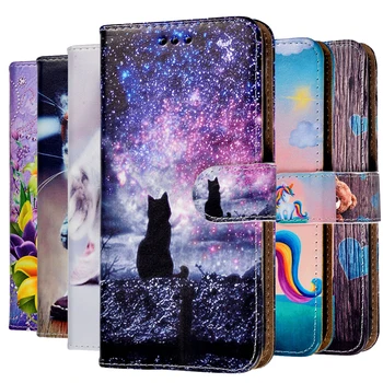 Piele Caz Pentru Samsung Galaxy A6 A7 A9 J2 J4 J6 J8 Plus 2018 A750 Core Pro J7 Fundas Portofel Cardul Titularului Stand Book Cover Coque