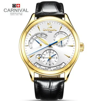 Brand de lux Bărbați Încheietura ceas pentru bărbați Stil de Design Unic Automată Ceasuri mecanice Elveția Carnaval Celebru Brand de ceas reloj