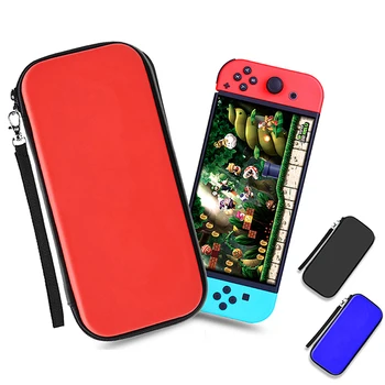 Portabil, Rezistent La Apa Hard Shell Caz Compatibil Pentru Nintendo Comutator Consolă De Depozitare Cu Fermoar Geanta Cu Curea De Mână Accesorii De Joc
