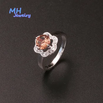 MH Zultanite Diaspore piatră prețioasă de Bijuterii fine de flori mic inel de culoare Schimbătoare Create Diaspore 925 inel pentru fata ziua de nastere cadou