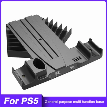PS5 gazdă universal multi-funcția de bază, pentru ocupe de bază încărcător de control de la distanță pentru căști de stocare pe disc suport