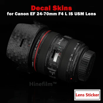EF 2470 F4 / EF24-70F4 Obiectiv Decal Piele de Vinil Folie Film pentru Canon EF 24-70mm f/4L is USM Lens Protector de Acoperire Folie Autocolant