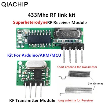QIACHIP 433 Mhz Semnal RF Receptor și Transmițător Module Pentru Arduino Uno Modulul Wireless Diy Kit Cadou Gratuit antena