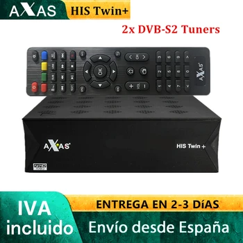 Axas Lui Twin Plus TV prin Satelit Receptor HD 1080P Linux Enigma2 Dual Tunere DVB-S2 Construi în WiFi OpenATV TV Box E2 GRĂSIME Receptor
