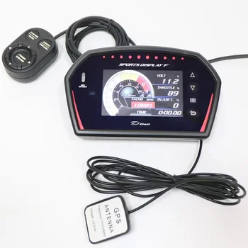 Defi Ecartament Impuls de Ulei /Apă Temperatura de Viteză Tahometru DSDF ecran LCD OBD2 Multi-funcția de Contor Inteligent Auto Sport Afișare engleză
