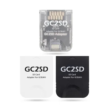 De înaltă calitate Pentru GameCube pentru Wii GC2SD TF Card Reader Adaptor pentru Carduri de Memorie