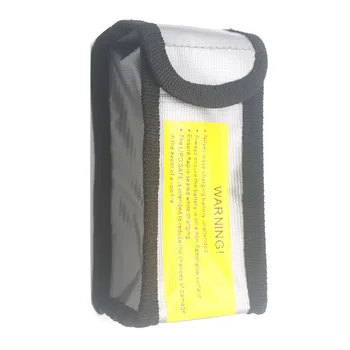 6.4X5X12.5cm Explozie-dovada Ignifug Acumulator Lipo Sac de Siguranță de Paza Taxa Sac Ignifug Pungă de Protecție Pentru Baterie RC
