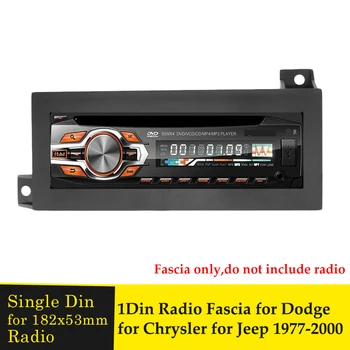 Singur Din Masina Măștii Panoului de Radio pentru pentru CHRYSLER JEEP DODGE Instala Placa Rama Adaptor Angel Capacul Consolei Trim CD Cadru
