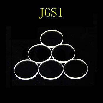 100buc sticlă de Cuarț foaie JGS1 rezistenta la temperaturi ridicate, rezistența la acid și alcaline, ultra-subțire, rotund foaie de sticla