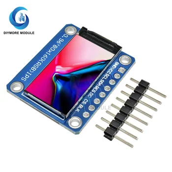 0.96 inch IPS LCD Module de vizualizare Ecran Plin de Culoare ST7735S Driver Interfață Serială SPI Pentru Arduino 3.3 V