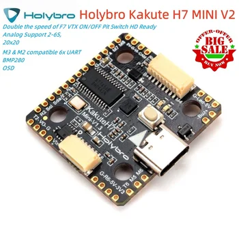 Holybro Kakute H7 Mini V2 Zbor Controller BetaFlight OSD 6x Port UART MCU-STM32H743 pe 32 de biți de Sprijin x8 Octocopter pentru FPV Drone