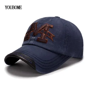 YOUBOME Brand de Moda Bărbați Șapcă de Baseball, Pălării Pentru Bărbați, Femei, Sepci Snapback Broderii Vintage Casquette Os Bumbac de sex Masculin Tata Capace