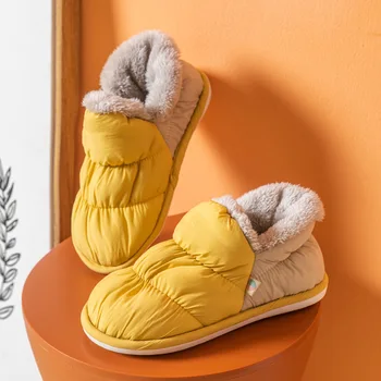 2021 Noua Moda Toamna Iarna Bumbac Papuci De Casa Papuci De Interior Cald Iarna Pantofi Femei Drăguț Plus Papuci De Pluș