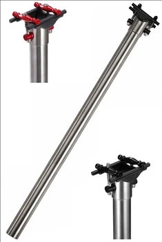 Ultra light Titan/Ti 31.8 mm*520 mm/550 mm/600 mm Seatpost pentru biciclete pliabile Brompton-295g