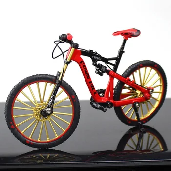 1:10 Mini Model Aliaj De Biciclete De Jucărie Degetul Mountain Bike Buzunar Turnat Sub Presiune Simulare De Metal De Curse Amuzant De Colectare De Jucării Pentru Copii