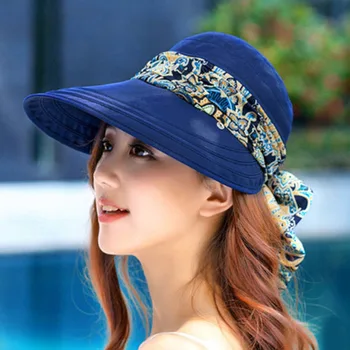 Casual Femei Plajă Vara Pălării de Moda Pentru Femei parasolare Capac Pliabil Anti-UV Pălărie Chapeau Femme Dropshipping