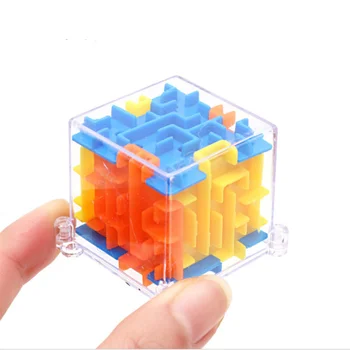 100 de Pași Mini Labirint 3D Stereo Labirint Pătrat de Rotație Adult Decompresie Magic Cuburi Educative pentru Copii Jucarii Cadou