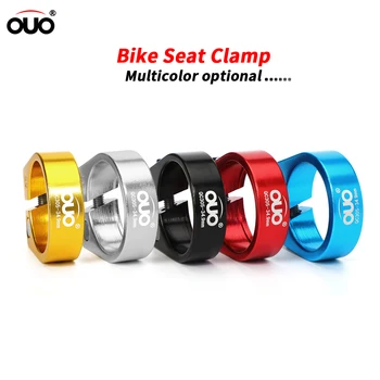 OUO Bicicleta Aluminiu Clemă Seatpost 28.6/31.8/34.9 mm Multicolor Biciclete Seat Mesaj Clemă Ultralight MTB Bicicleta BMX Seat Tube Clip
