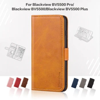Flip Cover Pentru Blackview BV5500 Pro Caz din Piele de Lux Cu Magnet Portofel Caz Pentru Blackview BV5500 BV5500 Plus Capacul Telefonului