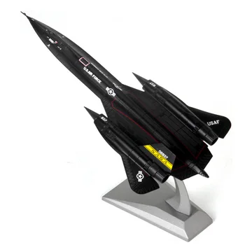 Aeronave model de Avion US Air Force SR-71 Blackbird de recunoaștere avion Aliaj model SR71 1:144 turnat sub presiune, metal avioane model