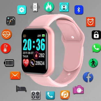 Smart Ceasuri Sport Femei Bărbați Brățară de Fitness Tracker Pași de Calorii de Sănătate Monitor Bluetooth Ceas Digital Pentru Android IOS