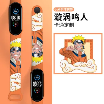 Naruto Mei de Trupa a 7-a Generație Bratara 5/6 Generație NFC 3/4 Bratara Sasuke Uchiha Anime Figura de Imprimare Înlocuirea Trupa