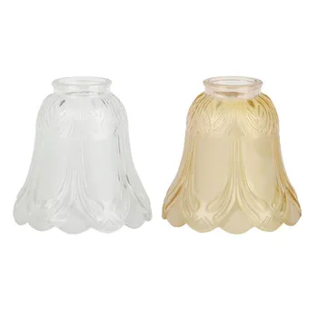 Stil Vintage de Sticlă de Înlocuire Umbra Clar Coniac Accesoriu Glob de Lumină Acoperă cu Con de Umbra pentru Ventilator de Tavan, corpuri de Perete