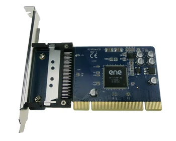 Noul PCI la PCMCIA 16-bit (PCMCIA 2.1 / JEIDA 4.2) și 32-bit PCMCIA Cardbus PC Card PCI Adaptor Converter suport cu profil redus