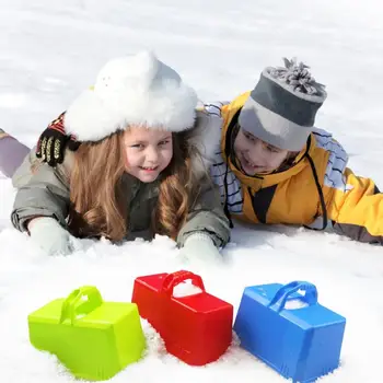 Iarna Zăpada În Aer Liber Bloc De Mucegai Din Plastic De Vară Castel De Nisip Fundație De Cărămidă Mucegai Copii Joc Amuzant Accesorii De Culoare Aleatorii