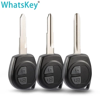 WhatsKey 2 Butoane Telecomanda Cheie Auto Shell Pentru Suzuki Swift Vitara SX4 Alto jimny Înlocuire cheie HU133R/SZ11R Lama Butonul Pad
