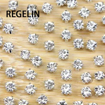 REGELIN 50pcs/lot 3D Anti scratch gheara stras Coase pe pietre de Cristal de sticlă, pietre DIY Haine & Accesorii piese