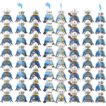 Militară medievală Cavalerii Asamblate Blocuri Cifre Jucărie Mini Soldați Armata de Arcasi Copil Caramida Jucarii pentru Copii Cadouri