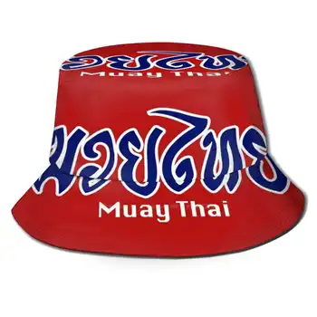 Muay Thai Graffiti Flat Top Respirabil Găleată Pălării Muay Thai Muaythai Thai Box Toi Muay Muay Arta De Opt Membrelor De Știință