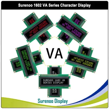 162 16X2 1602 5V Paralel IIC I2C VA Roșu Alb Verde Caractere pe Negru Backround Caracter Modulul LCD Display Ecran Panoul de afisaj lcd