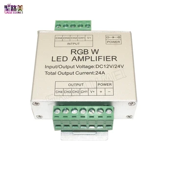 LED-uri RGBW Amplificator DC12V-24V 24A 4 Canale 4 CANALE RGBW Benzi cu LED-uri de Putere Repetor amplificator de semnal Pentru RGBW benzi cu led-uri lampă de iluminat