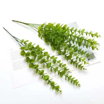 Artificial Verde Simulare Frunze De Eucalipt Ramură De Flori Artificiale Nunta De Fotografiere Elemente De Recuzită, Decor Acasă