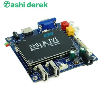 AHD 1CH 1080P suport HDMI VGA portul de ieșire CVBS înregistrare video placa de baza CVBS AHD TVI acces D1 720P 1080P NOUL DVR Bord