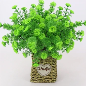 1buc Flori Artificiale si Plante Maomaosong Simulare Plastic Iarba Verde de Nunta Decor Acasă Decor de Masă