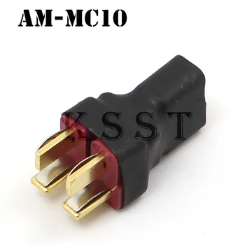 AM-MC10 5 BUC Decanii în paralel Conector 2-mascul-femelă 1 Adaptor de Conectare RC Baterie Lipo plug