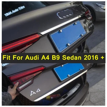 Lapetus Styling Auto Portbagaj Capacul Din Spate Hayon Tapiterie Usa Maner De Turnare Boot Garnitura Se Potrivesc Pentru Audi A4 B9 Sedan 2016 2017 2018 2019