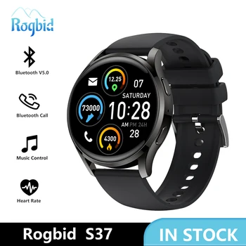 Rogbid GT 3 Ceas Inteligent Femei Bărbați Cadouri Aliaj IP68 rezistent la apa Complet Tactil Smartwatch Cu FPC Antena Telefon Pentru Android IOS