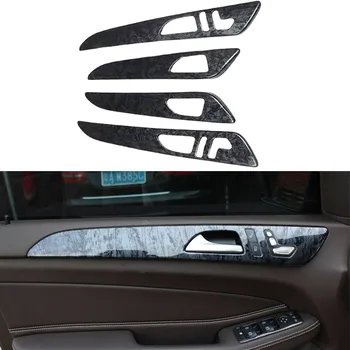 Pentru Mercedes Benz ML GL W166 X166 2012-2015 Interior de Lemn Negru, Culoarea Mânerului Portierei Tapiterie Panou Decor Acoperi