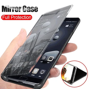Capac Pentru poco-x3 Pro Caz Smart Mirror Magnetic Flip case Pentru Xiaomi Pocophon Poco X3 Nfc X 3 Pro X3pro 6.67