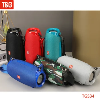 T&G TG534 Difuzor Portabil Bluetooth Wireless Bass Coloana Impermeabil în aer liber, Boxe USB, Suport AUX TF Subwoofer Difuzor